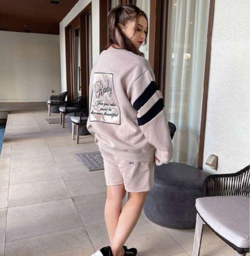 Rady 長袖 トレーナー スウェット セットアップ 裏起毛