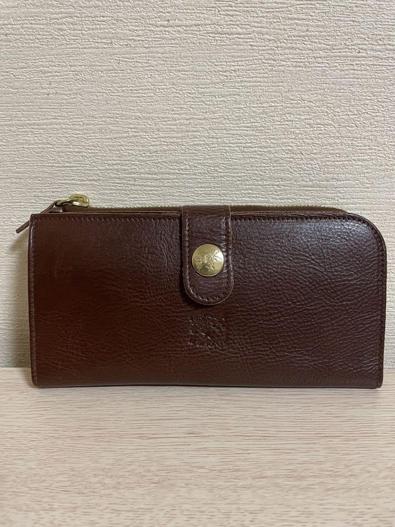 Koronプロフ必読です☆イルビゾンテ 長財布 L字ファスナー 茶