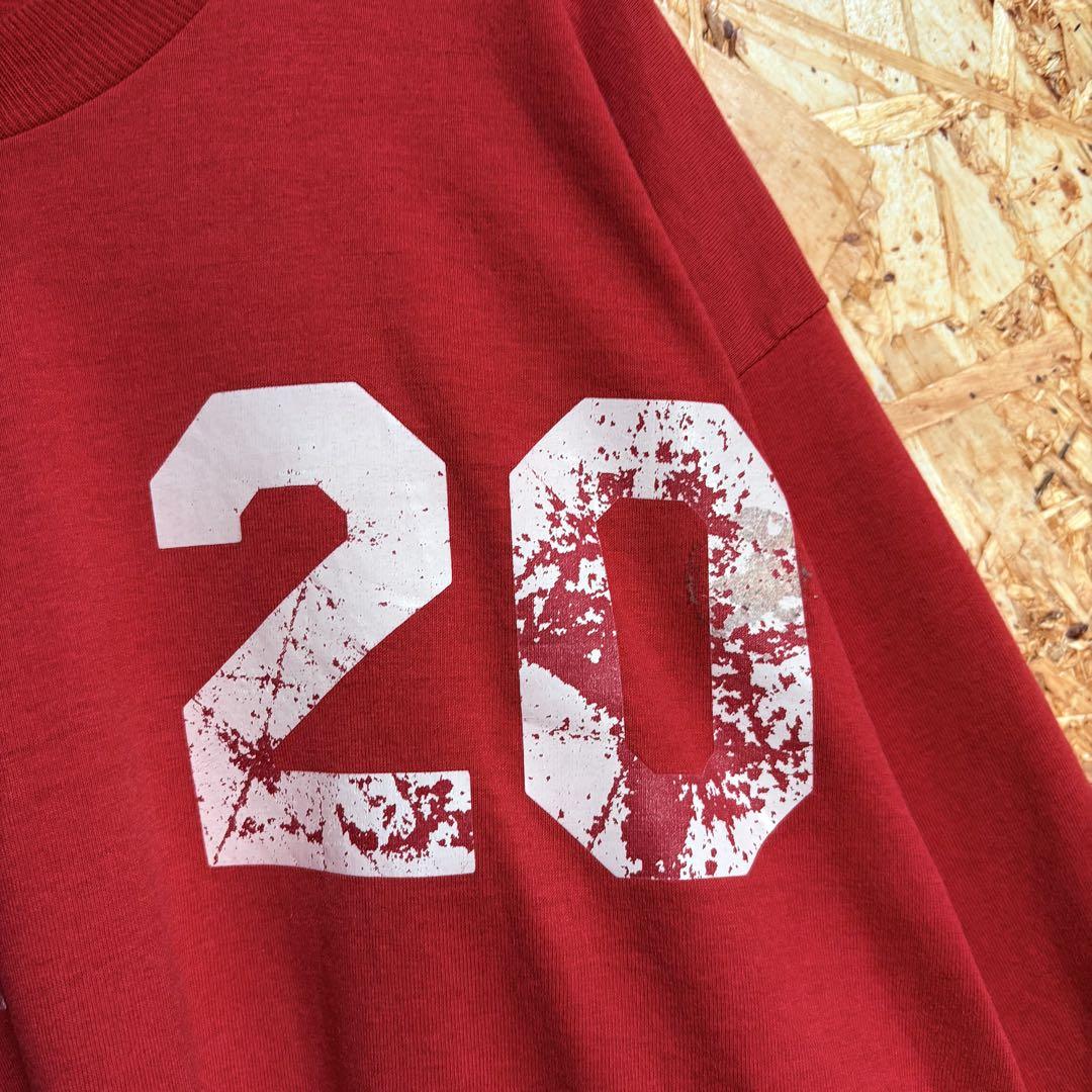 87-90's 黒タグ USA製サッカー20ロンTシャツkickers