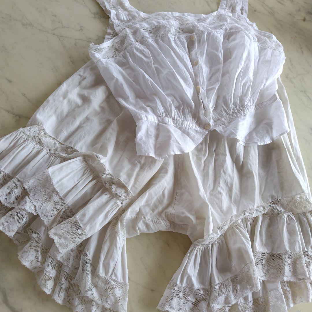 フランスアンティークコルセットカバー France antique corset cover こちらは店頭のみの販売です。 どんどん 