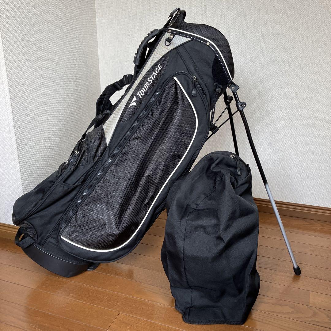 AB-204 ツアーステージ 中古 スタンドキャディバッグ 6分割 送料無料