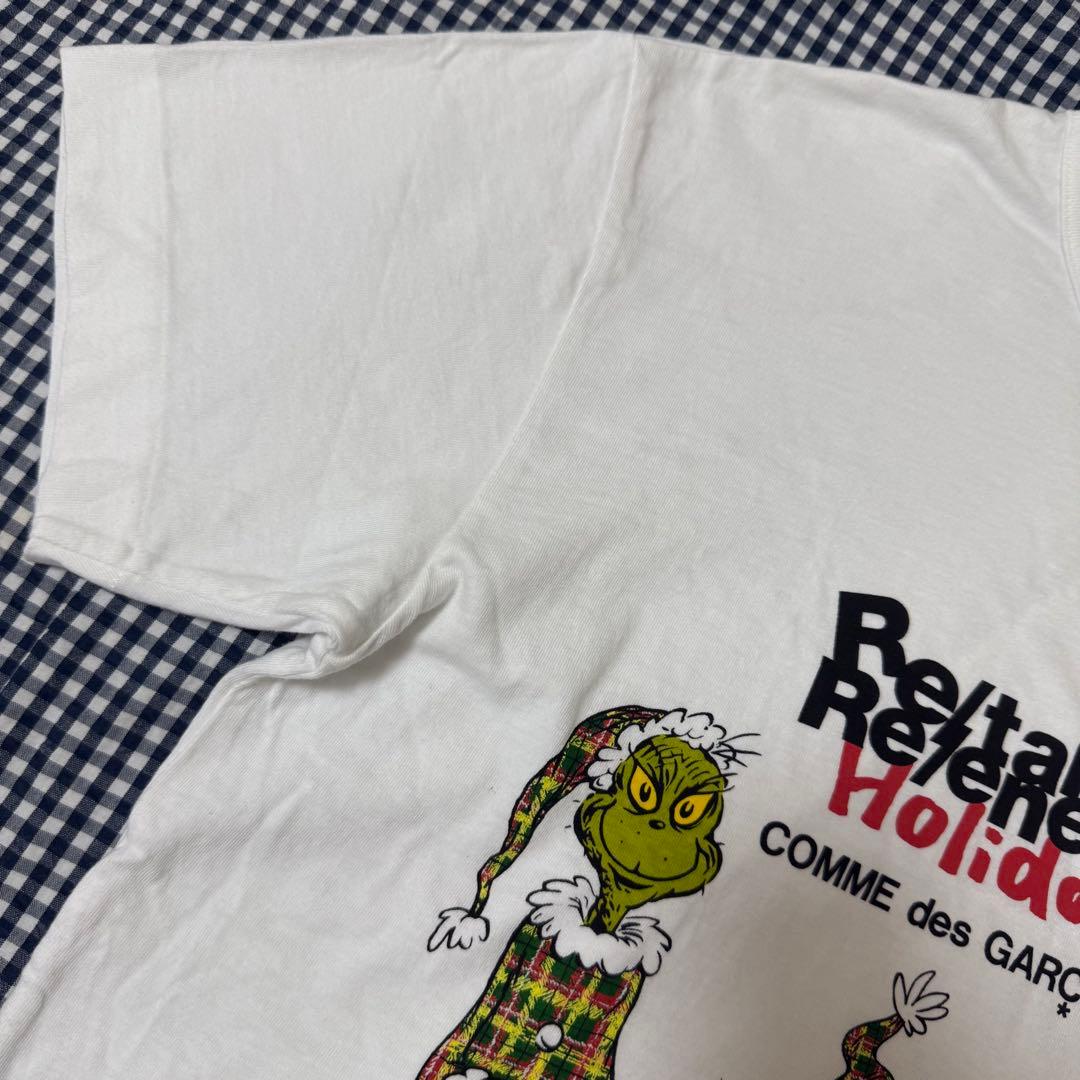 COMME des GARCONS × グリンチ Tシャツ コラボ XL 白T