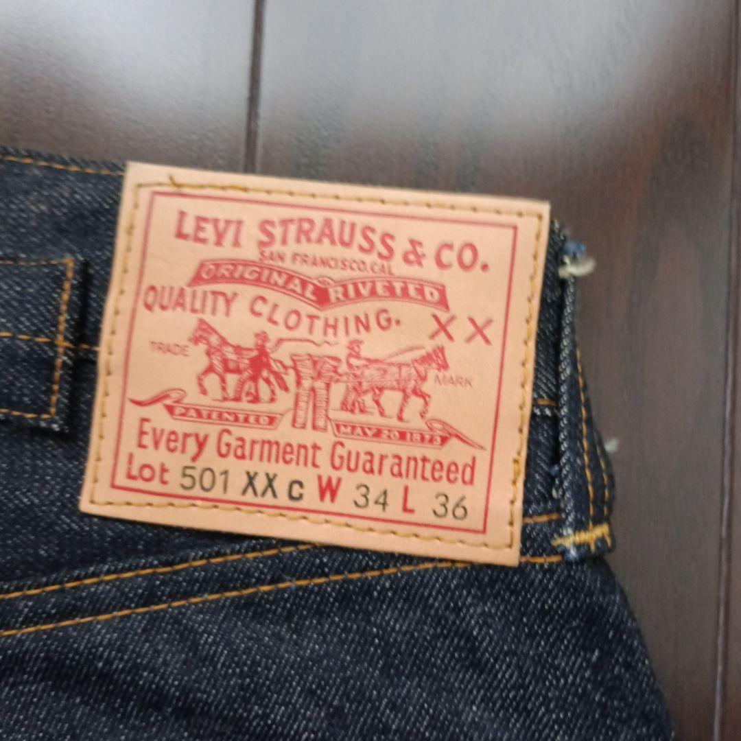 LEVI'S 501XXc 37年モデル w34l36 ビンテージ復刻 米国製