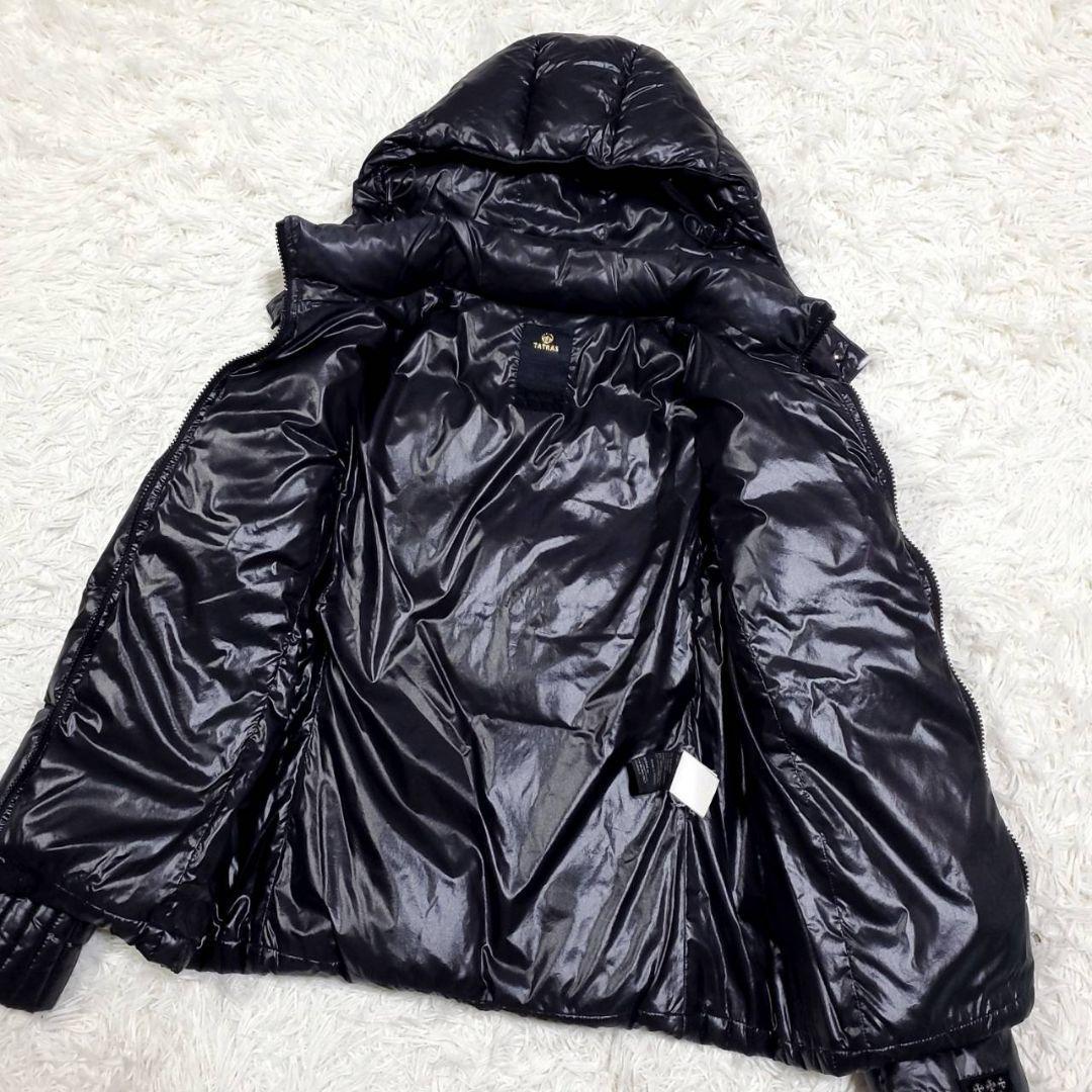 【公式】アクセサリーの激安通販 タトラス L 美品 クルサ CURSA フード 黒 ジャケット ダウン ジャケット・アウター