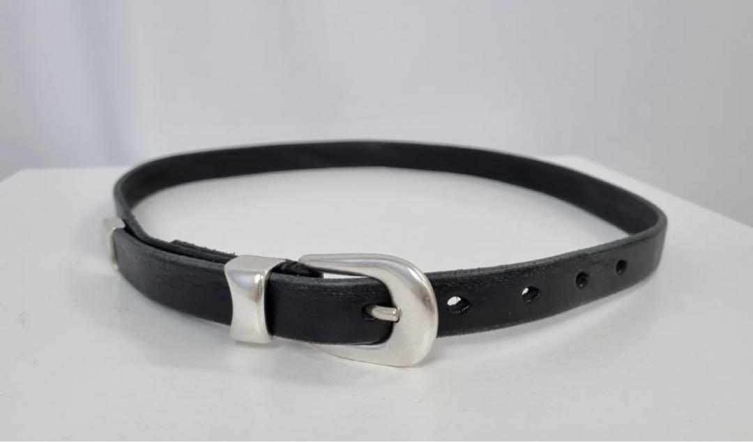 OUR LEGACY 2CM LEATHER BELTサイズ…70