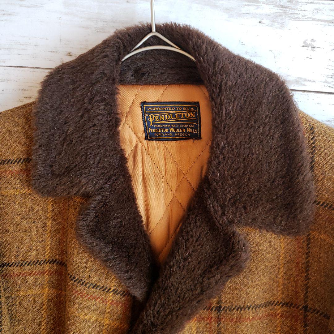 希少】40's PENDLETON/ペンドルトン チェック ウールカーコート
