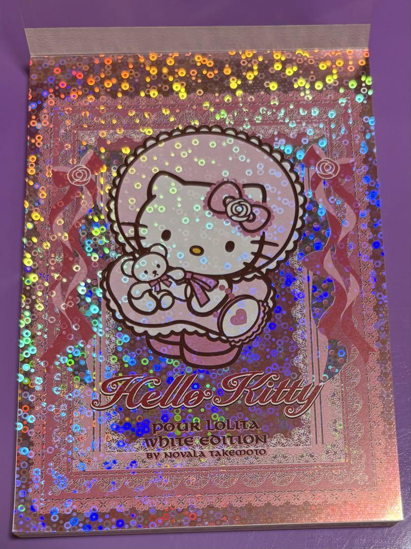 ハローキティ ホログラムメモ帳とカードホルダー2個セット SANRIO ポストカード メモ帳 スケッチブック セット ハロー