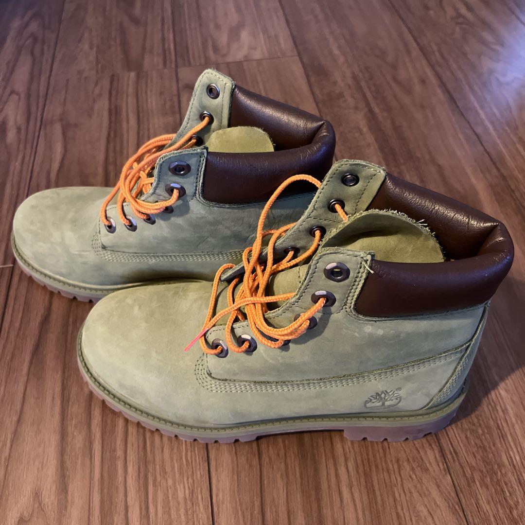A*様 Timberland スエード ハイカットブーツ ベージュ スエード ハイカットブーツ