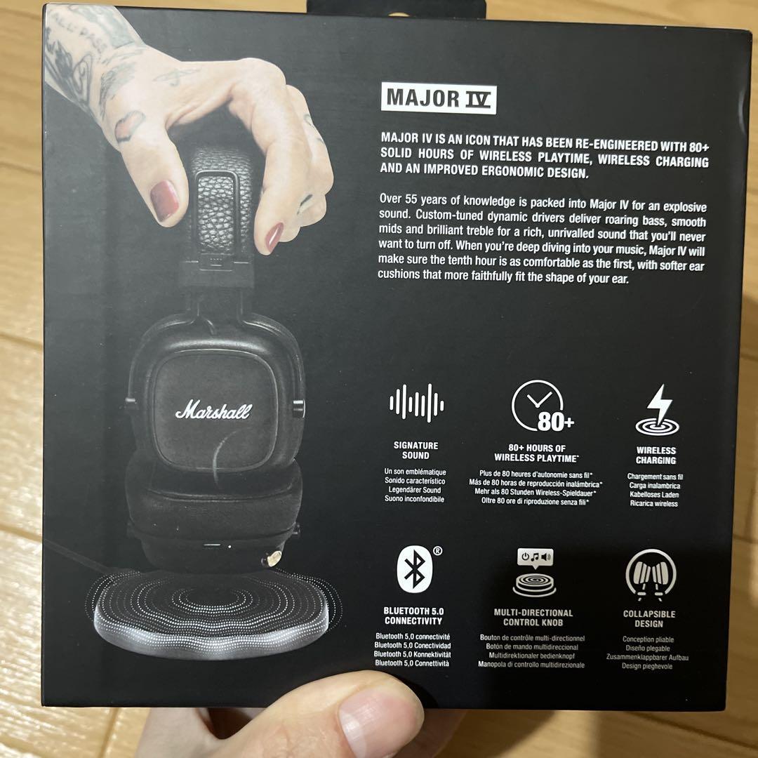 Marshall Major IV Bluetoothヘッドフォン