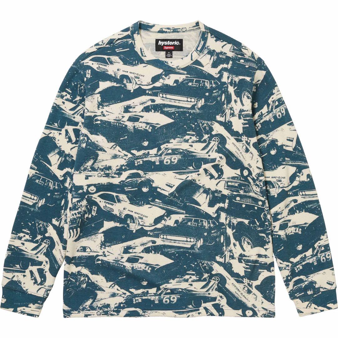 supreme hysteric 車プリント長袖トレーナー