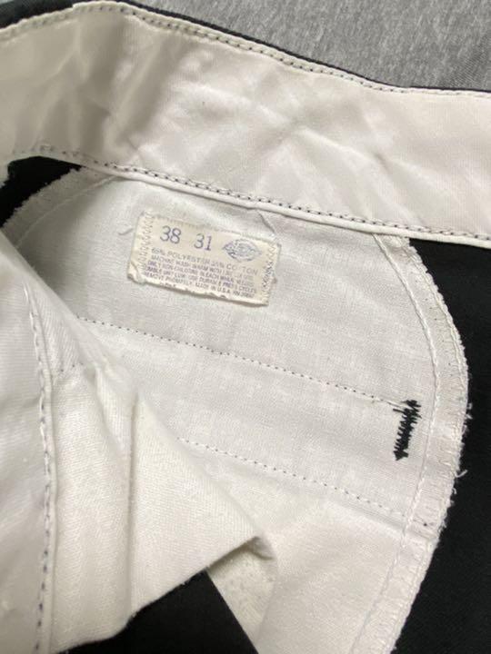 特価在庫 80s USA製 Dickies ディッキーズ 874ワークパンツ 黒 W38 SAR3l-m41160455596 格安最安値