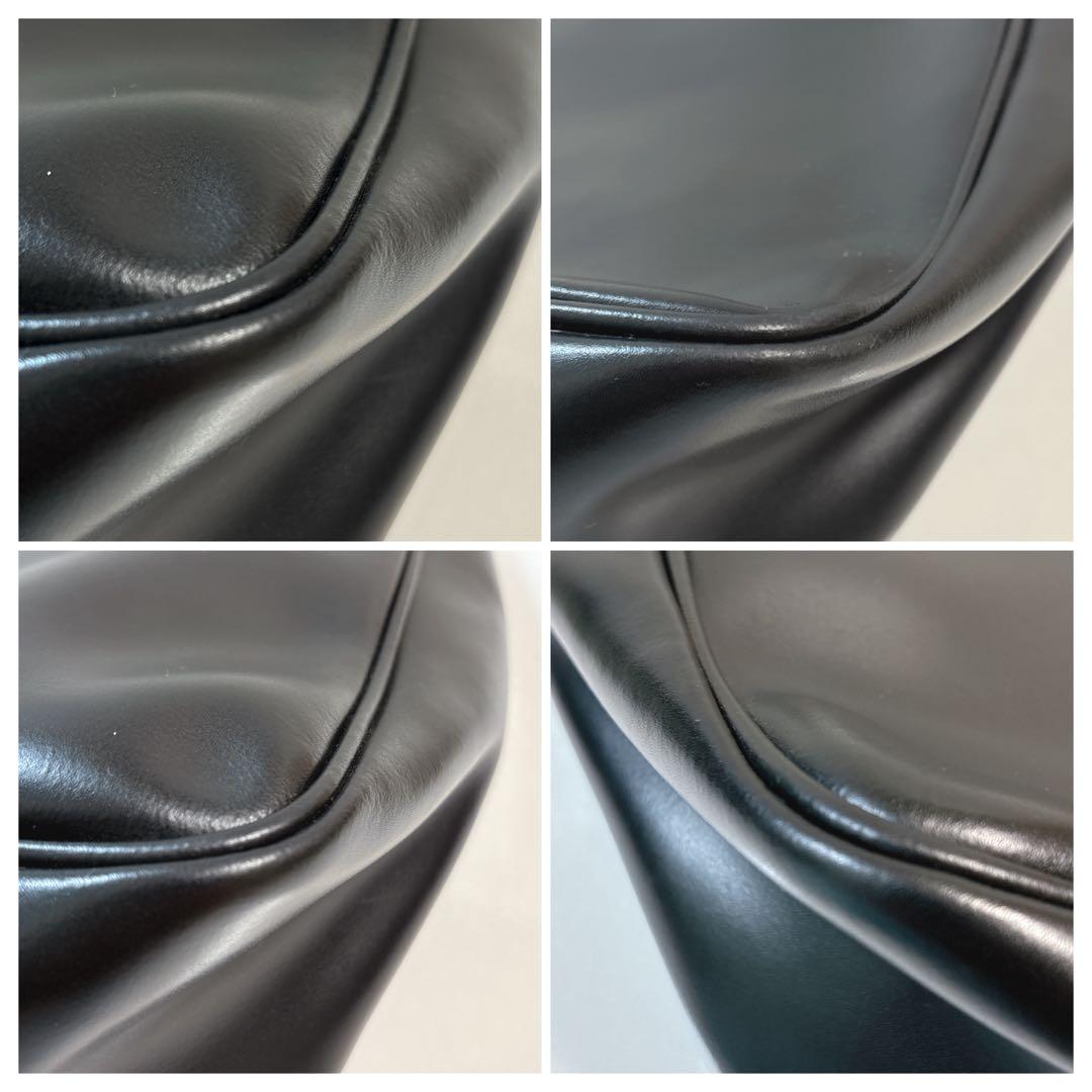 美品 フルラ ブリーフケース 2way レザー ビジネスバッグ A4 肩掛け 黒