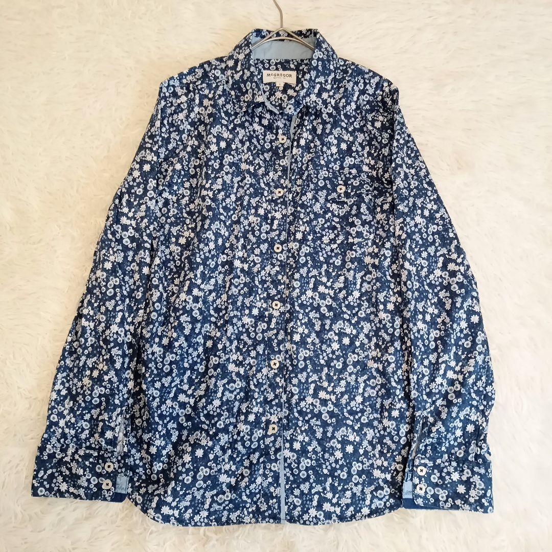 ✨美品✨ マックレガー リバティ花柄 シャツ ブラウス Lサイズ