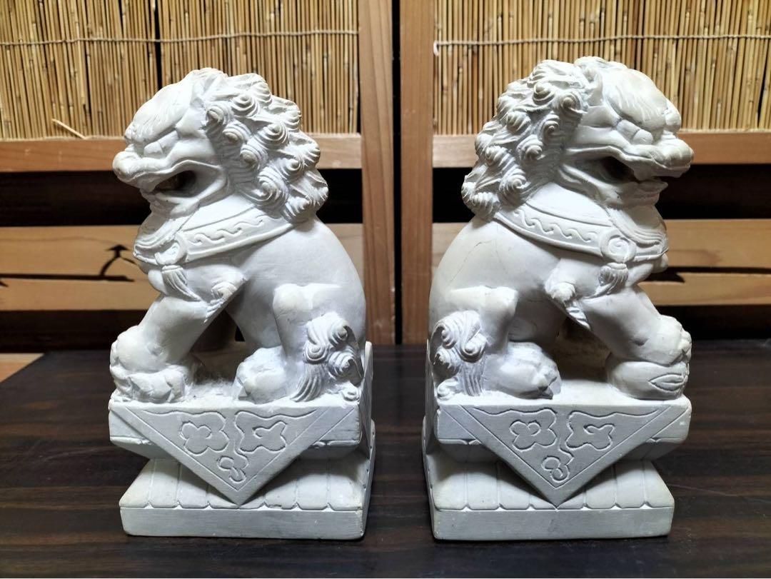 獅子石像　獅子彫刻　魔除け❤️