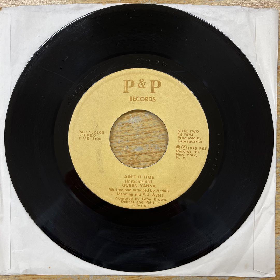 Queen Yahna Ain't It Time レコード