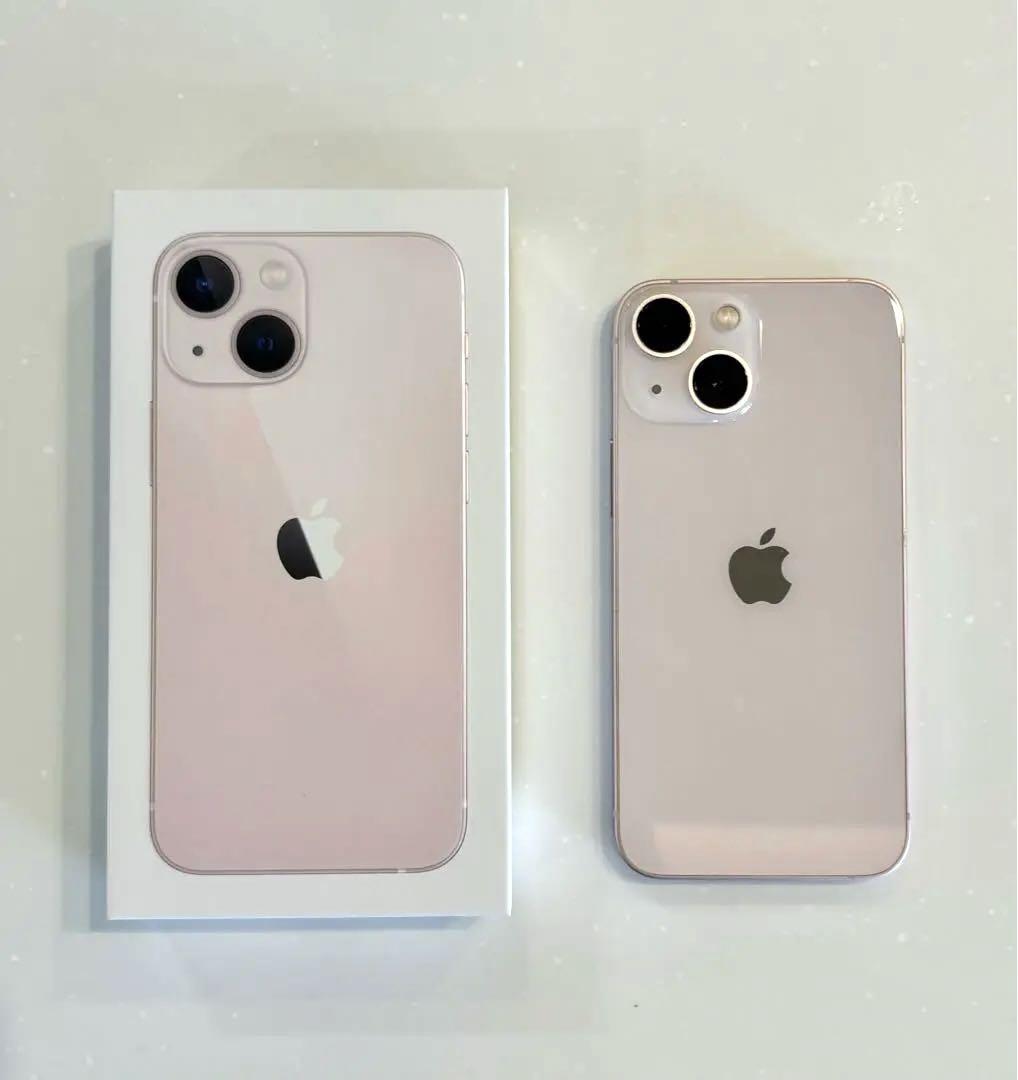 iPhone 13 mini ピンク 128 GB SIMフリー 美品 iPhone 13 mini ピンク 128 GB SIMフリー 美品