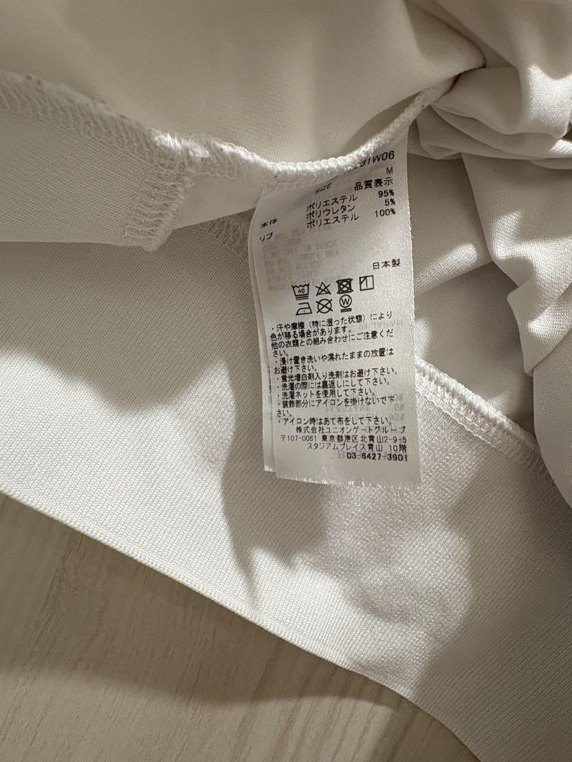 BRIEFING ハイネックリラックスフィット　Tシャツ M ホワイト