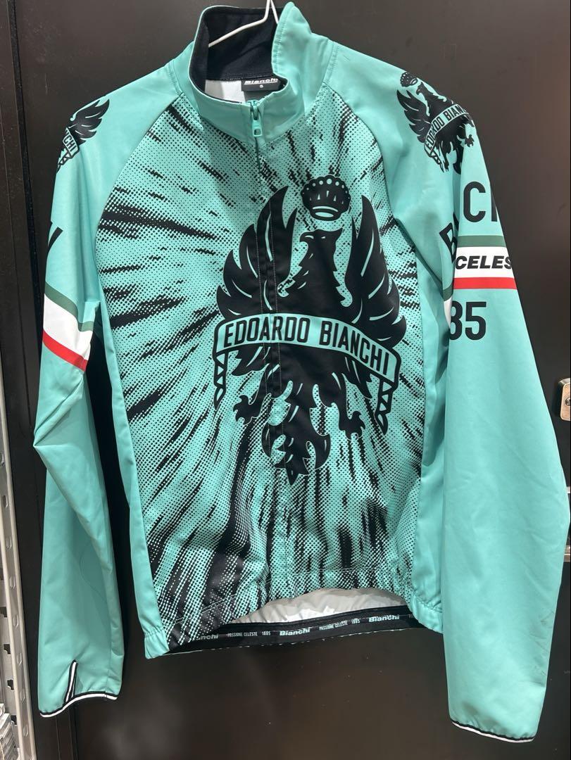 Bianchi ビアンキ　長袖サイクルジャージ　S