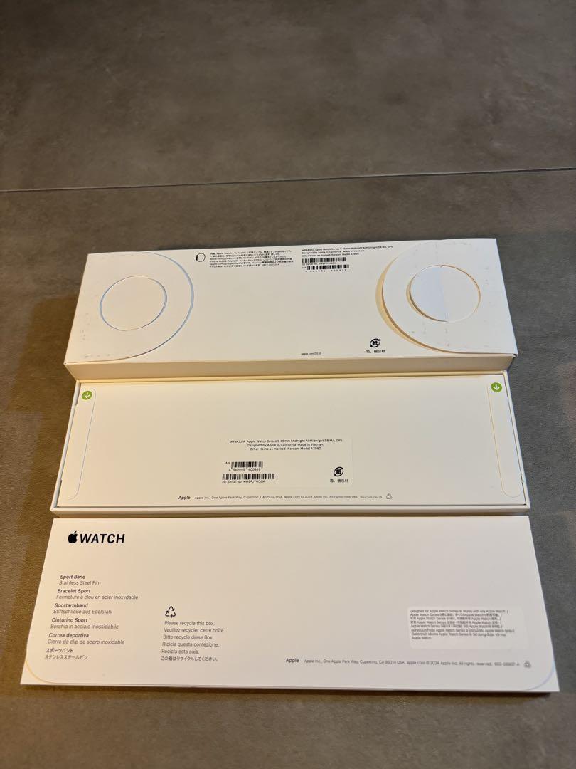 Apple Watch Series 9 Midnight Al GPSモデル