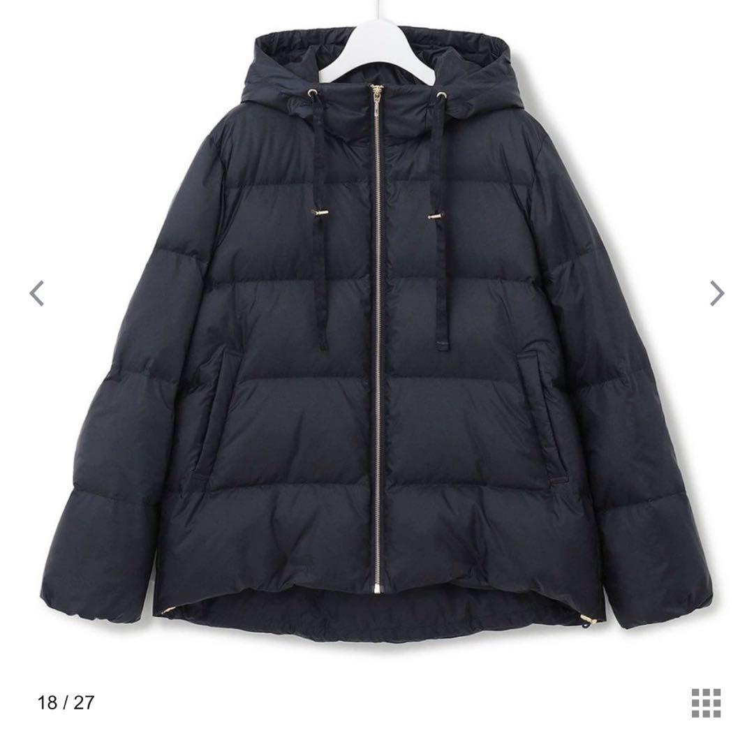 nana様　23区 シレータフタ コンパクト ダウンコート 38 ネイビー新品