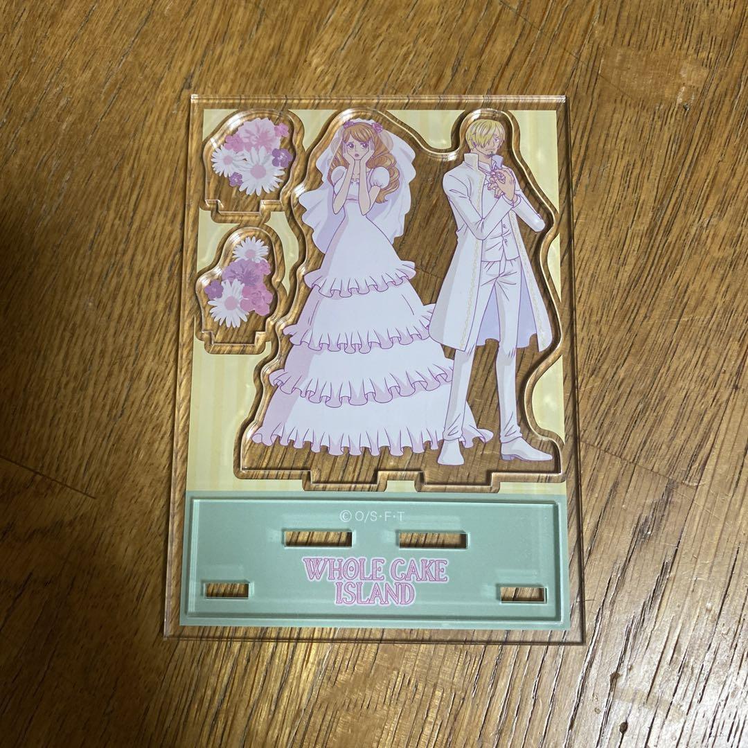 ONEPIECE ワンピース プリン サンジ アクリルスタンド ウエディング ONEPIECE ワンピース プリン サンジ アクリルスタンド ウエディング