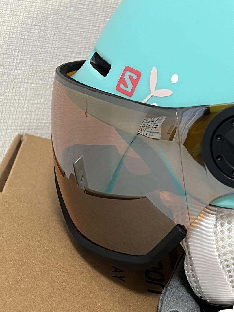 SALOMON  GROM VISOR ジュニアヘルメット　バイザー付き