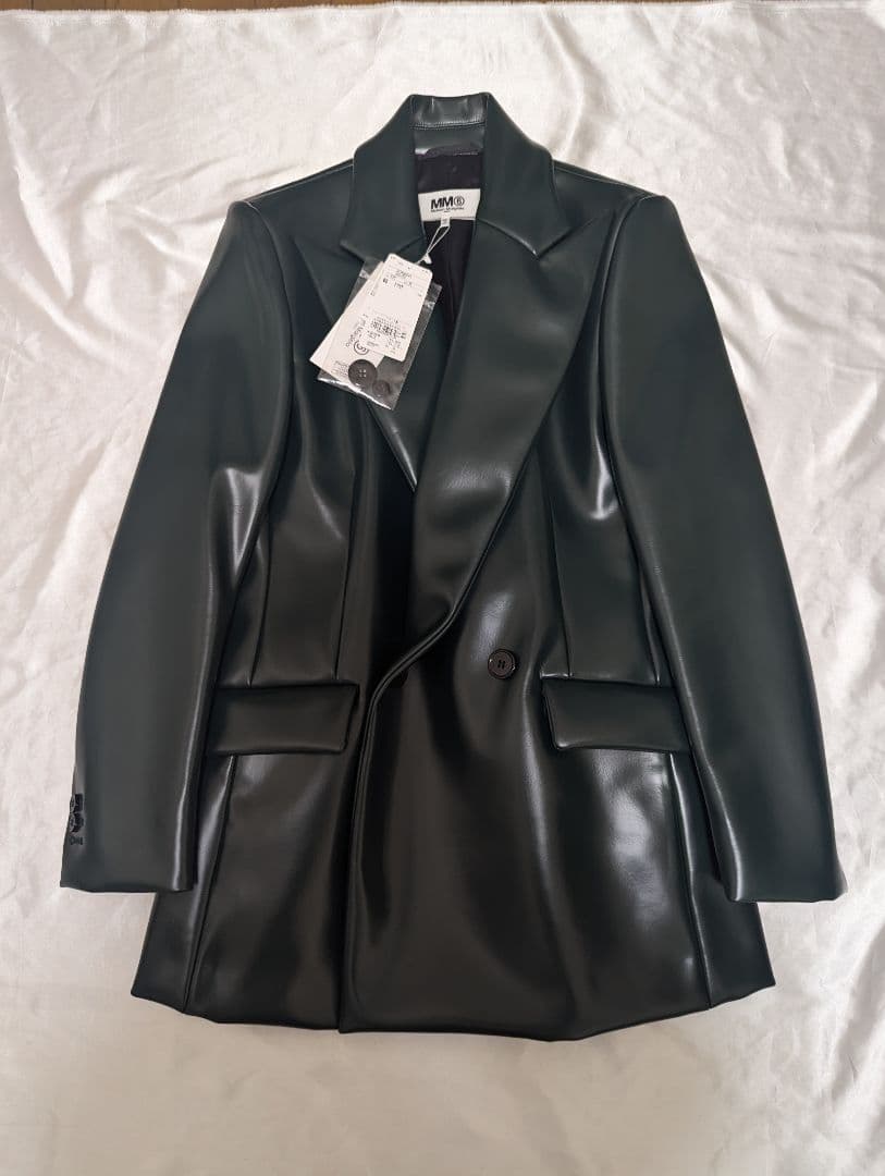 新品未使用　MM6 Maison Margiela フェイクレザー　ジャケット