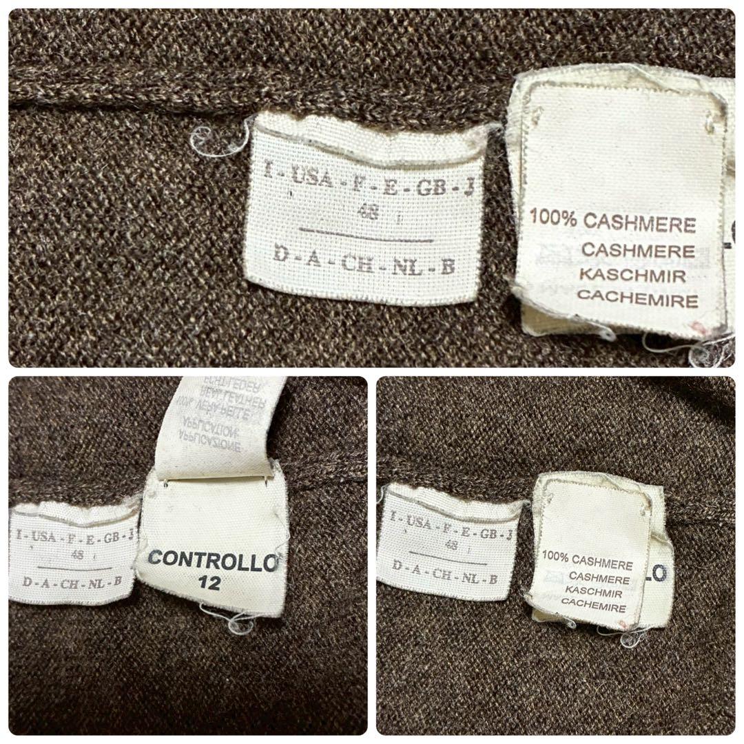 カシミヤ100%⭐️ブルネロクチネリ ハーフジップニット エルボーパッチ ブラウン カシミヤ100%⭐️ブルネロクチネリ ハーフジップニット エルボーパッチ ブラウン