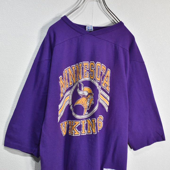HOT国産 80s USA製 champion トリコタグ MINESOTA VIKINGS kEMNo-m41176656378 限定SALE大得価