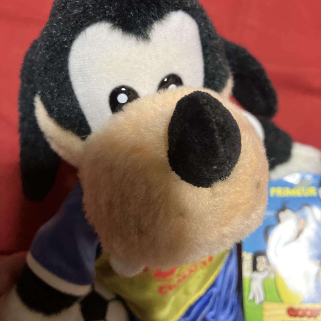 ディズニー グーフィー ぬいぐるみ　サッカー　コスチューム　スポーツ