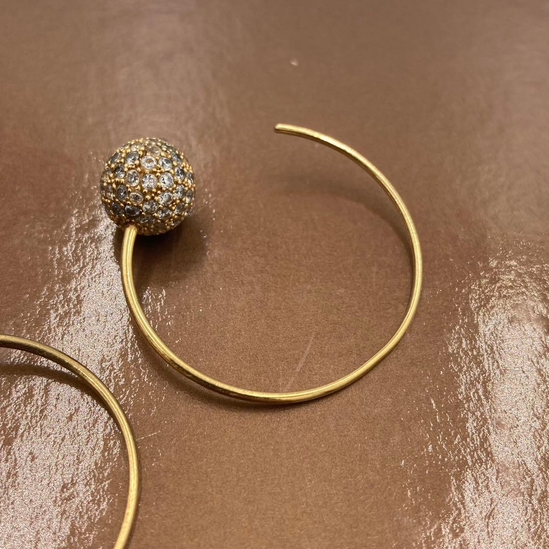 !美品! セリーヌ ループ ピアス 両耳 !美品! セリーヌ ループ ピアス 両耳