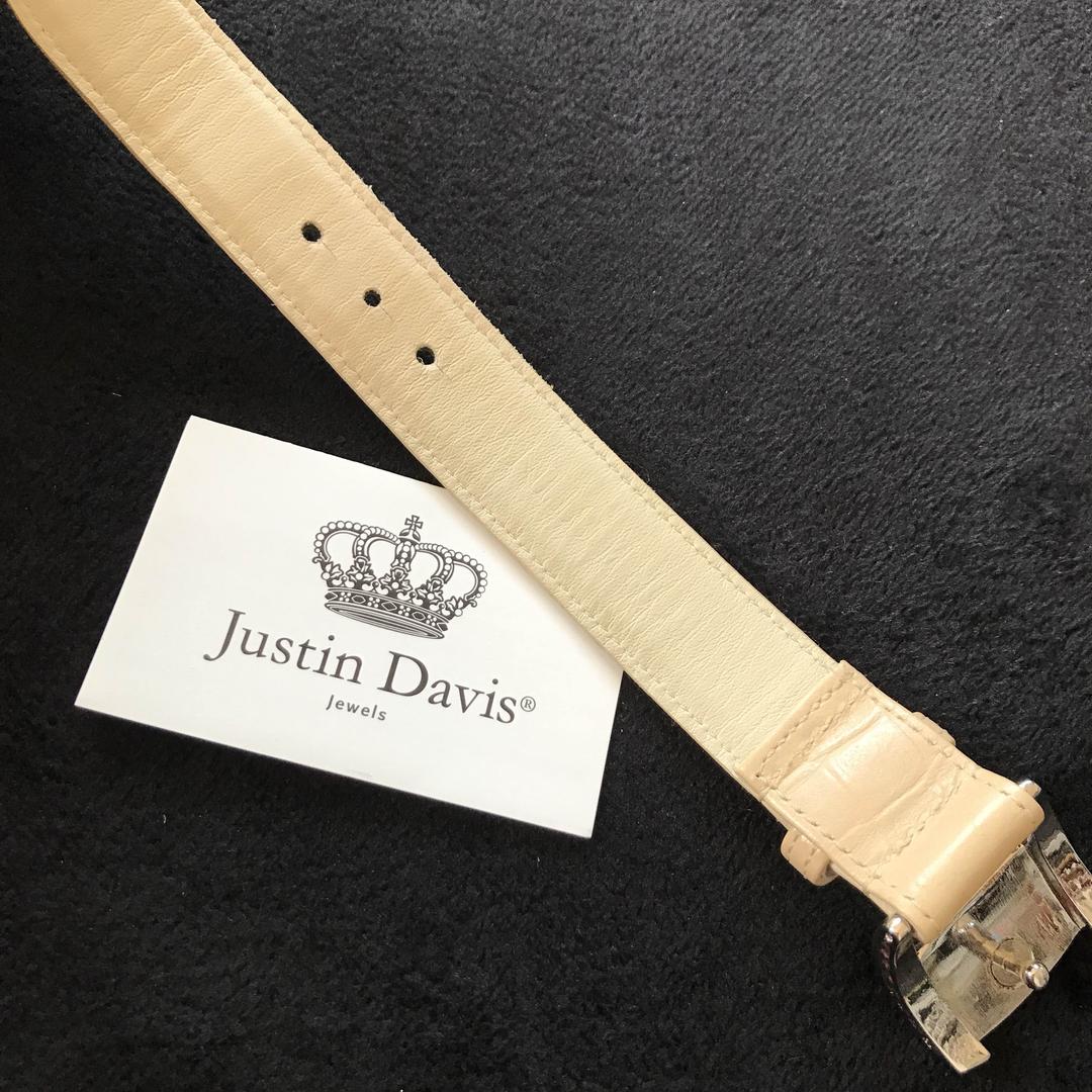 美品◆JUSTIN DAVIS◆レザークラウンバングル◆廃盤◆ブレスレット◆