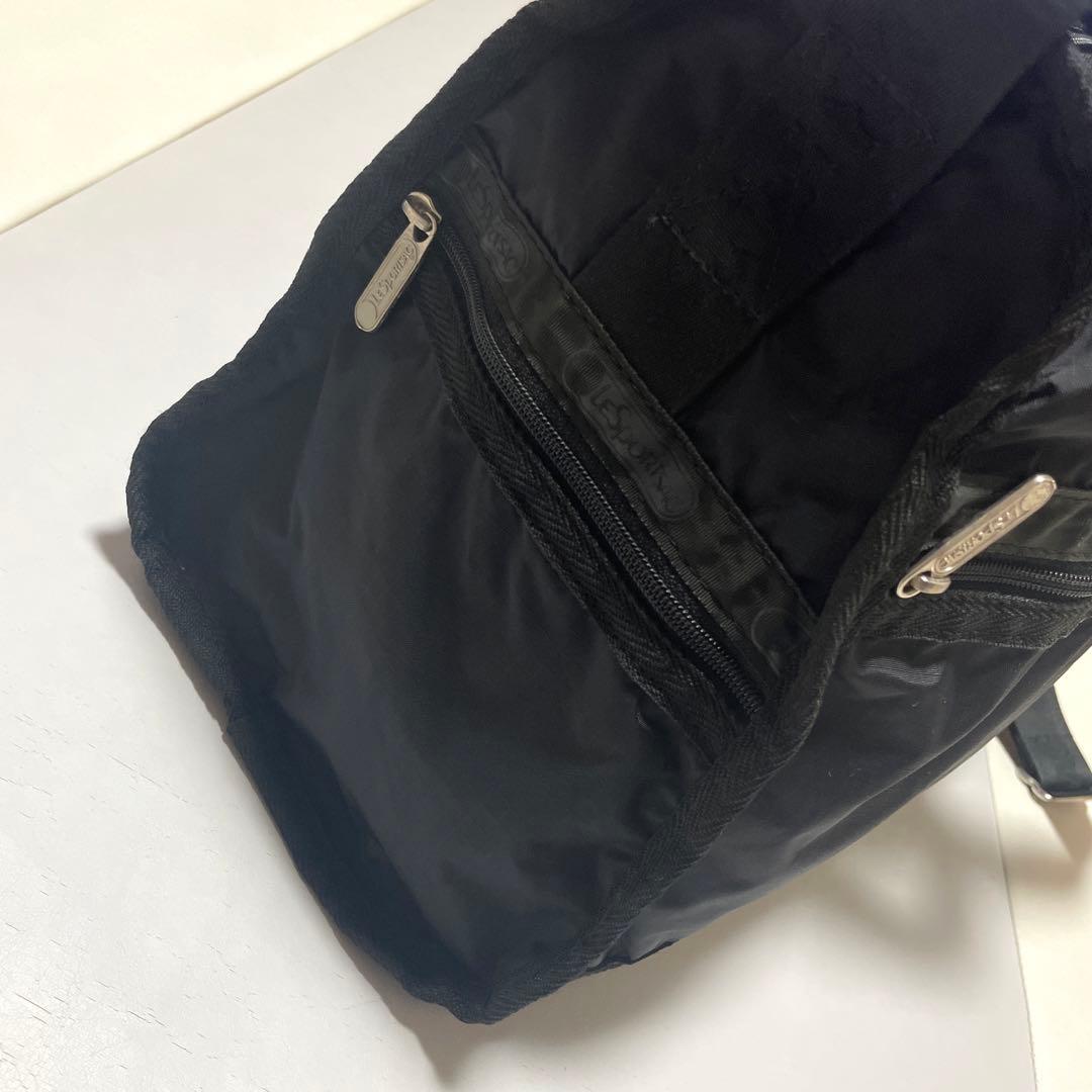 レスポートサック ショルダー バッグ ボストン ブラック 黒 無地 2way