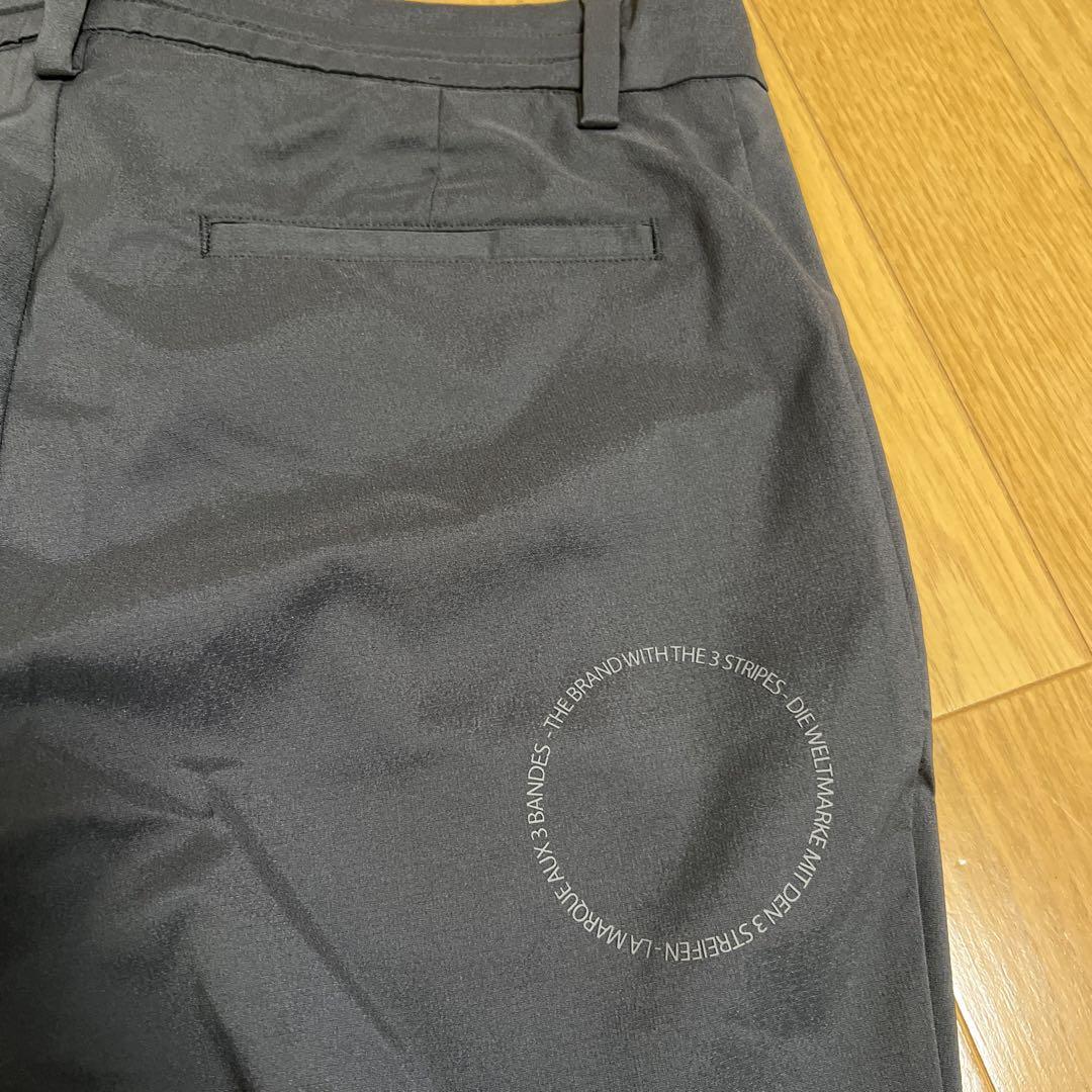 美品【アディダス】HEAT.RDYストレッチジョガーパンツ ブラック