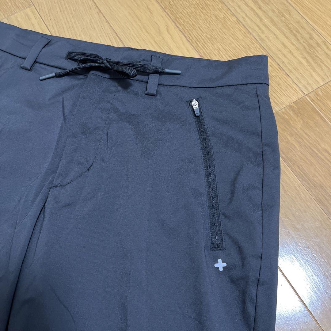 美品【アディダス】HEAT.RDYストレッチジョガーパンツ ブラック