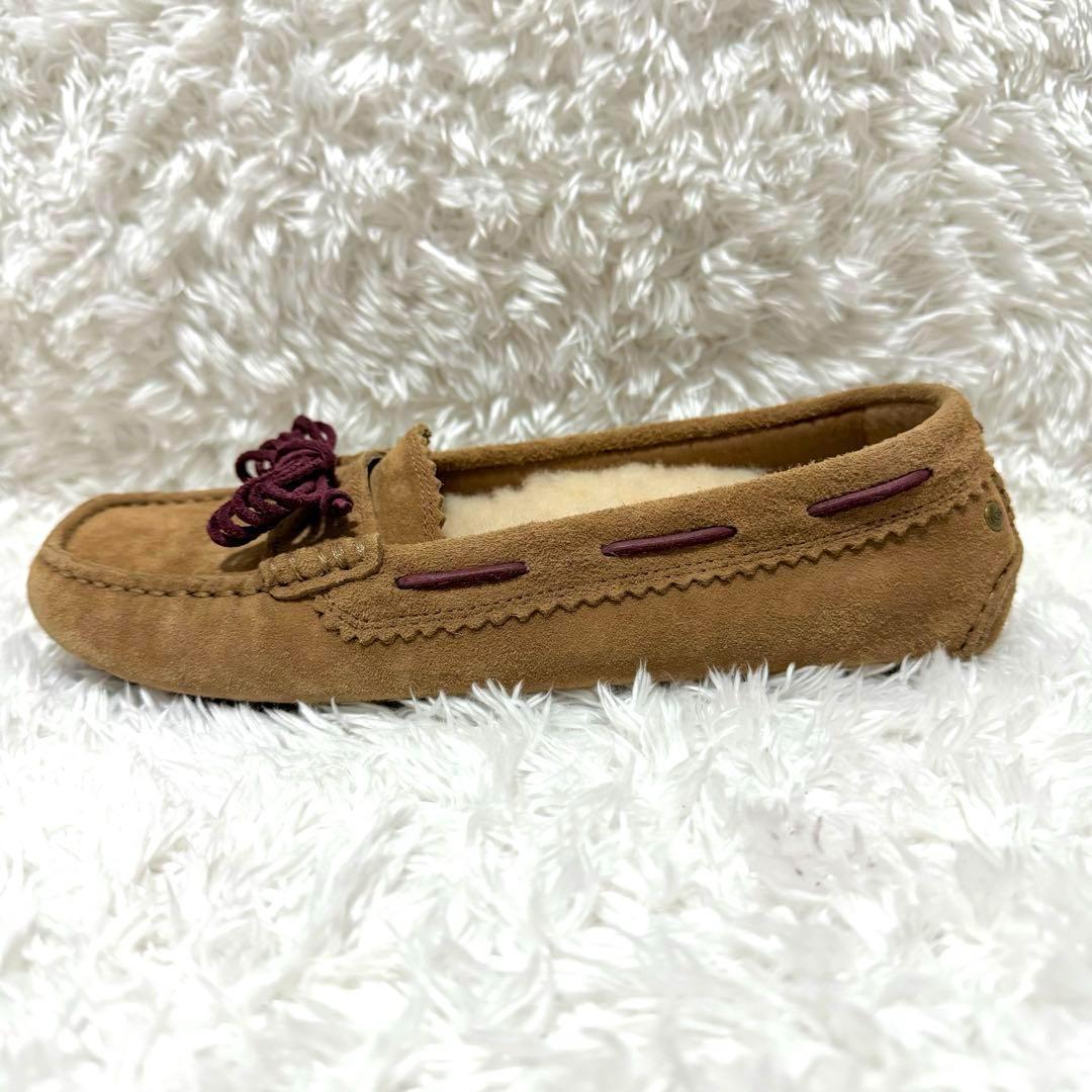 UGG アグ モカシン ミーナ 23.5 ツインソール スリッポン23.5cm・UGG KIN-KAAI_COM