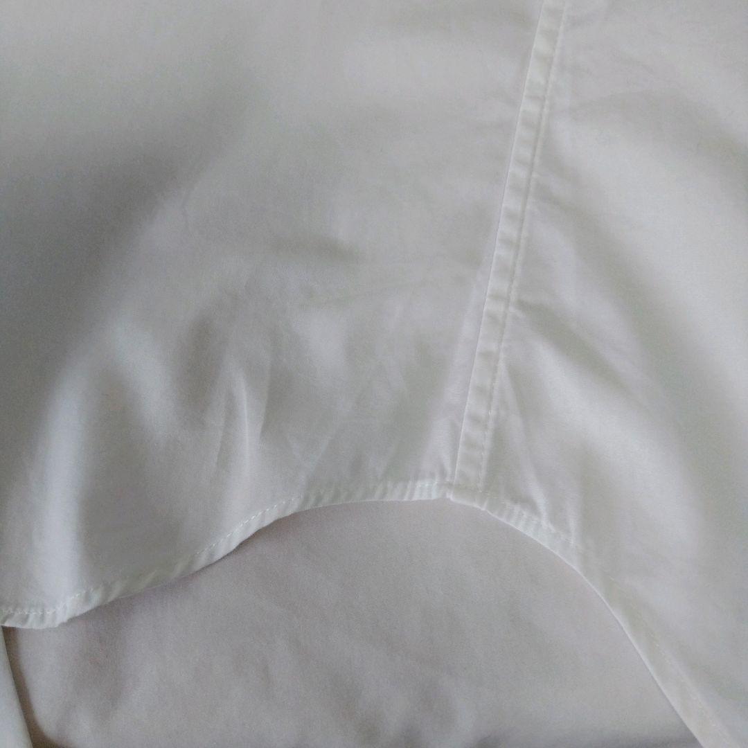 訳あり】Aquascutum アクアスキュータム ホワイト白 長袖シャツ