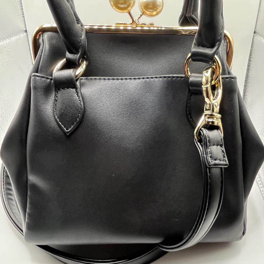 値下げ】MARY QUANT パール がま口 2wayショルダー - メルカリ