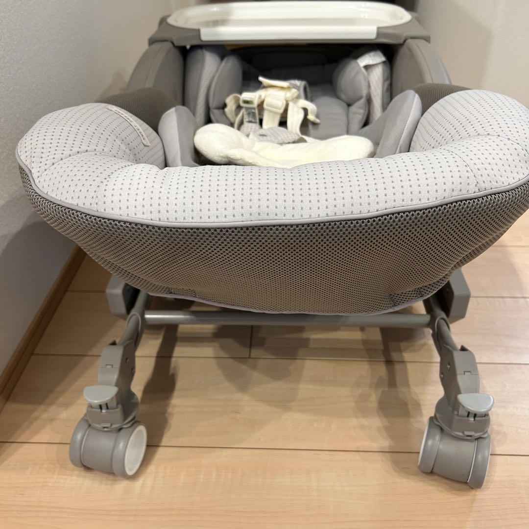極美品★ユラリズム　オート AC Aprica ハイローベッド&チェア