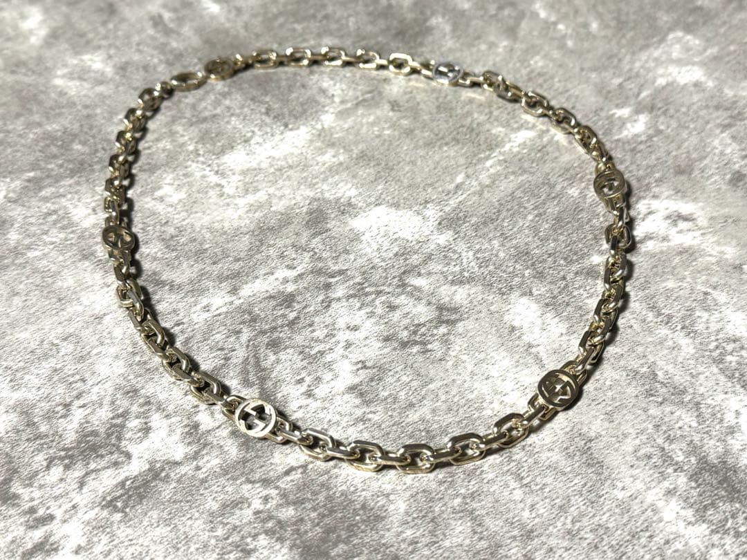 GUCCI インターロッキング チェーンネックレス GUCCI インターロッキング チェーンネックレス