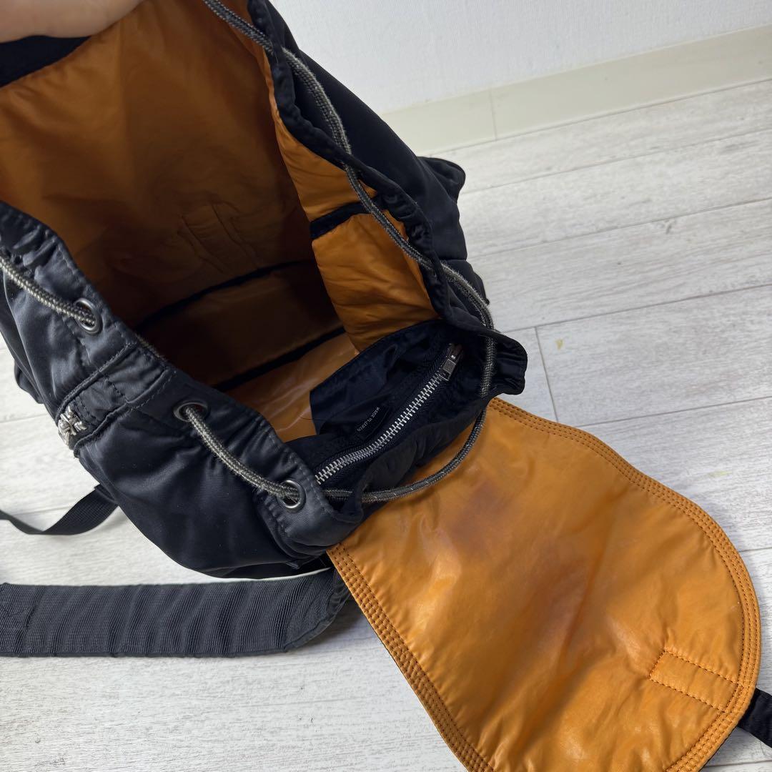極美品 ポーター タンカー バックパック ブラック ナイロン 大人気 多機能