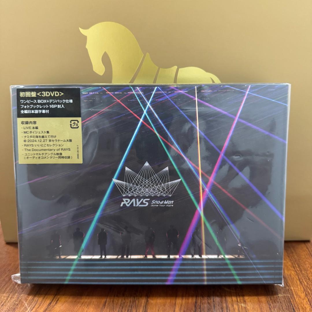 Snow Man Dome Tour 2024 RAYS(DVD3枚組)初回盤 - メルカリ