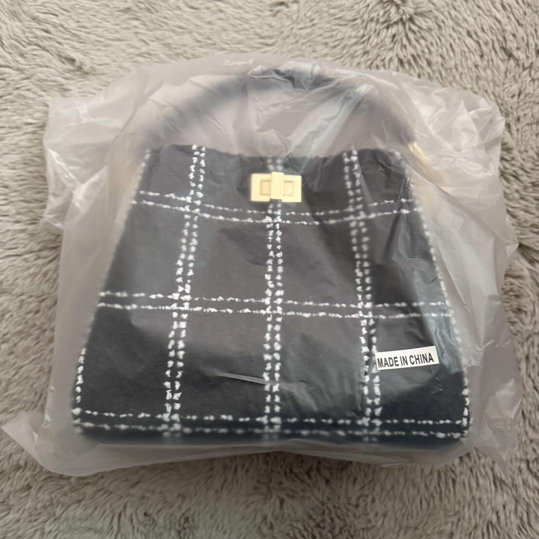 sheller シェリエ ノベルティ 5th tweed BAG ツイードバッグ