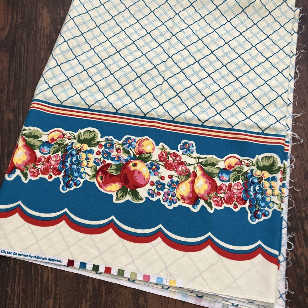 5594.Amy\'s Applique フルーツボーダー生地