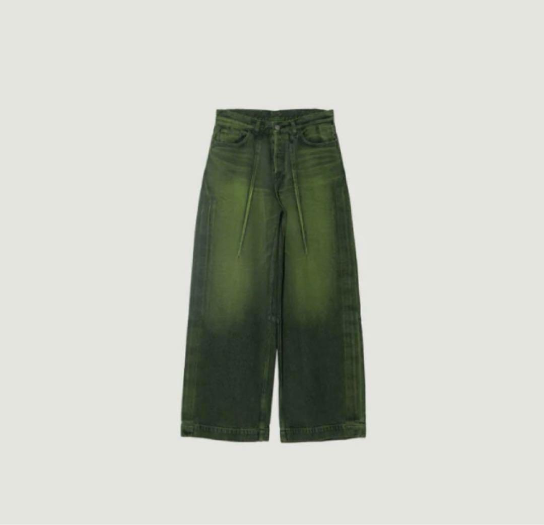 sublations WIDE SEAM DENIM BAGGY PANTS