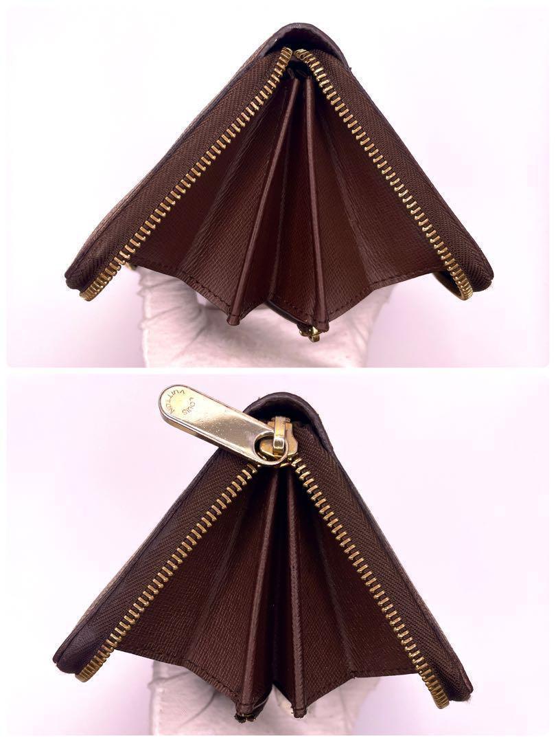 超美品】ルイヴィトン 長財布 ジッピーウォレット ダミエ エベヌ