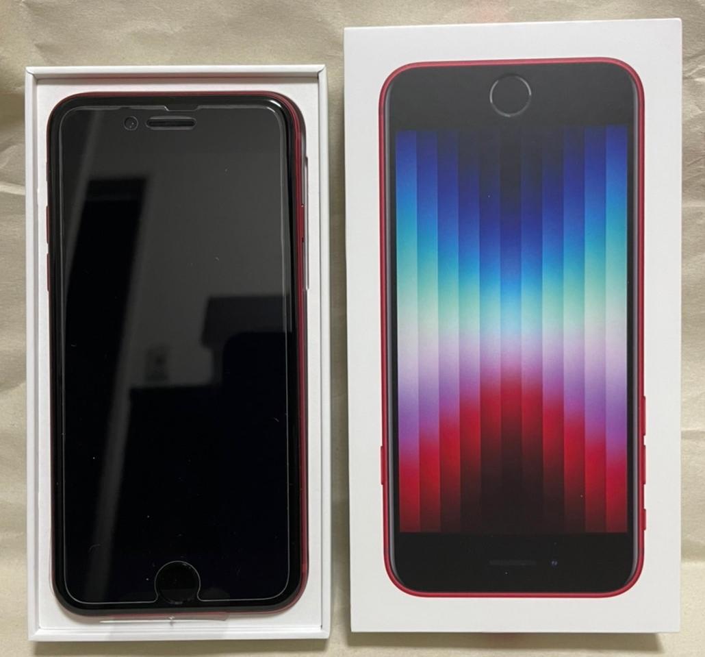 Apple iPhone SE (第3世代) 64GB PRODUCT(RED) Apple iPhone SE (第3世代) (PRODUCT)RED 64GB SIMフリー