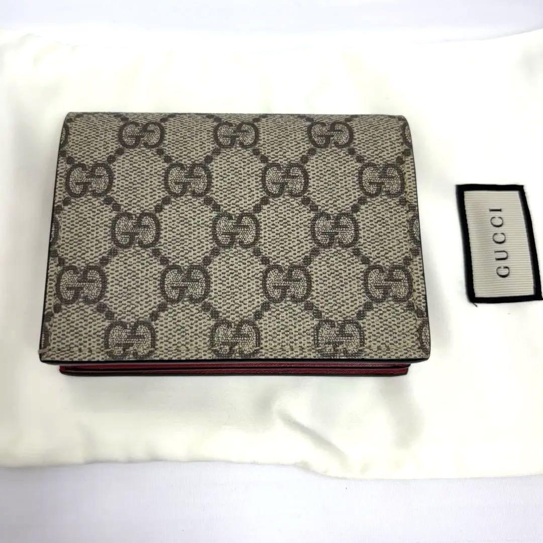 オム グッチGGスプリームミスティックキャット財布 499380 1026