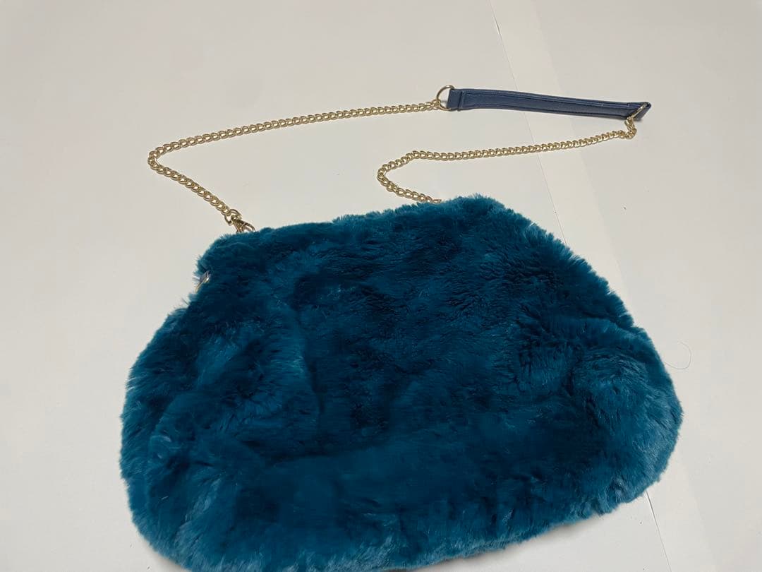 m1625 EVRIS エヴリス バッグ がま口 ファー 6,216円