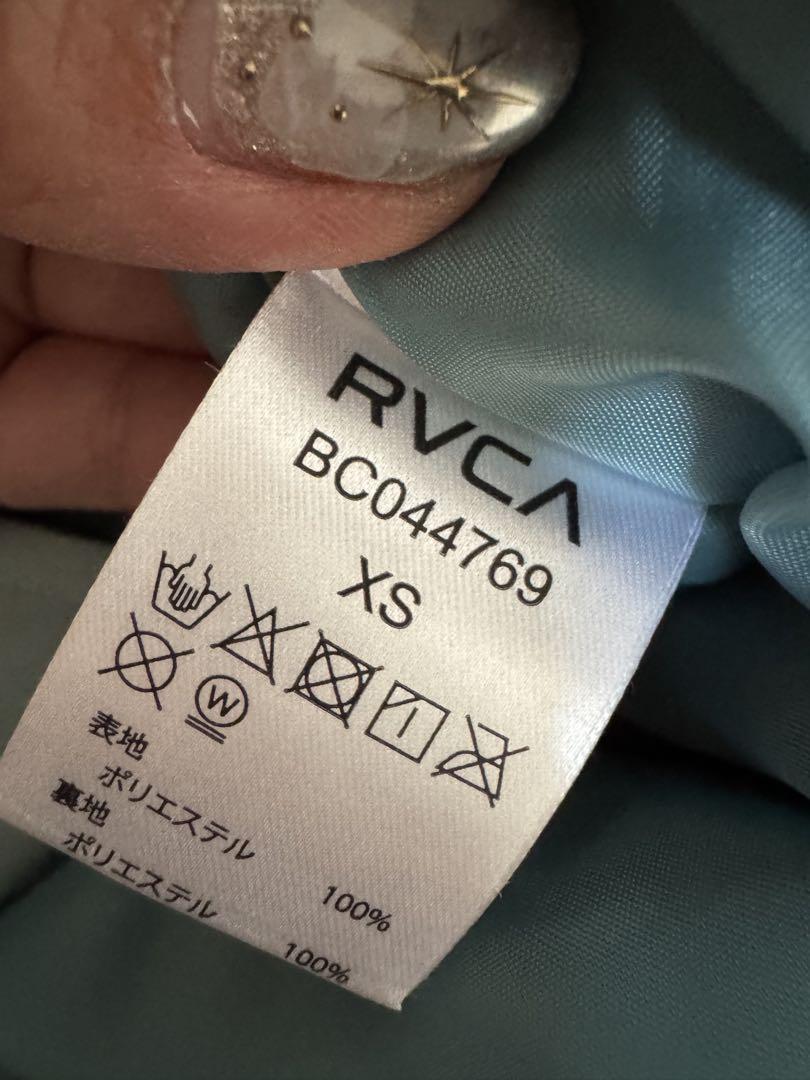 RVCA ペトログリフ ショート ジャケット エメラルドグリーン XS